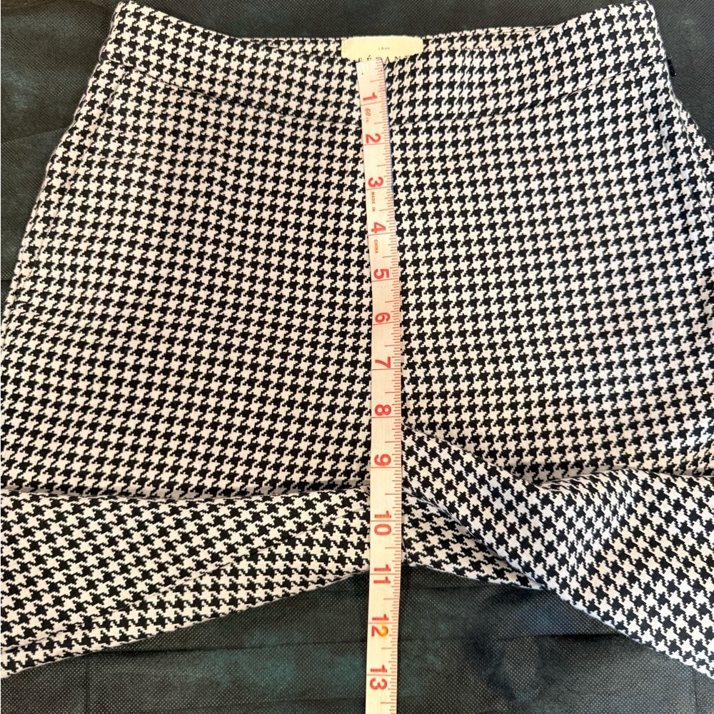 🔥SEZANE Black & White Houndstooth Women’s Pants Size 34 EC🔥 - Picture 5 of 6